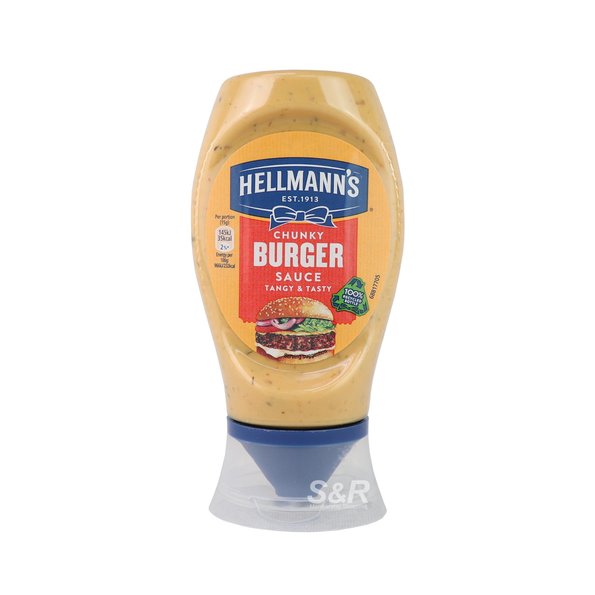 Hellmann's Chunky Burger Sauce 258g Hellmann's Chunky Burger Sauce 258g